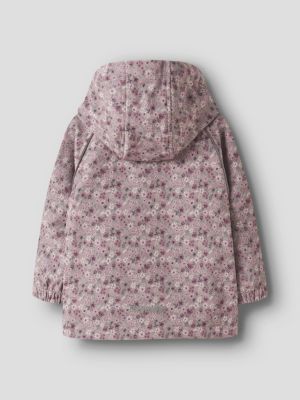Name It Lasten Softshell Takki, NMMAlfa Softshell Jacket AOP Vaaleanpunainen