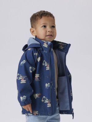 Name It lasten softshell takki, NMMALFA08 SOFTSHELL JACKET Sininen