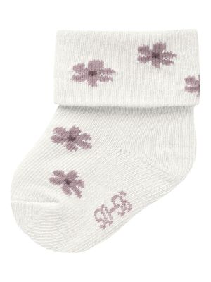 Name It lasten sukat, NBFLOWER SOCK Valkoinen