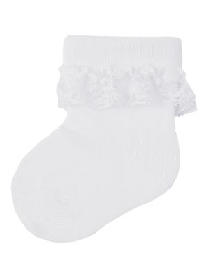 Name It lasten sukat, NBFOPAGNA SOCK Valkoinen