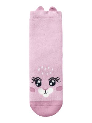Name It lasten sukat, NMFSIMMI FROTTE NON SKID SOCK Vaaleanpunainen