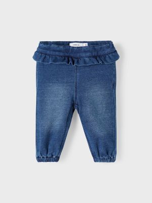 Name It Lasten Svetarihousut, NBFBELLA SHAPED R SWE JEANS NOOS Indigo
