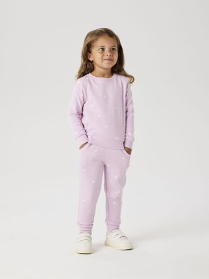 Name It lasten svetarit, NMFVALBA SWEATPANT Vaaleanpunainen