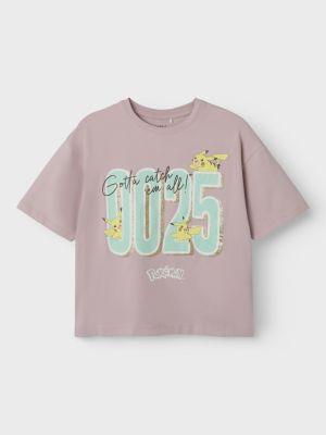 Name It lasten t-paita, NKFJIXA POKEMON SS TOP Vaaleanpunainen