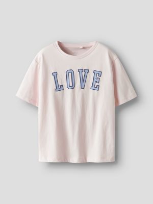 Name It lasten t-paita, NKFRINDA SS REG TOP Vaaleanpunainen
