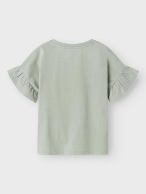 Name It lasten t-paita, NKFVILUKKA SS RLX TOP Vaaleanvihreä