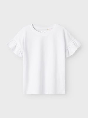 Name It lasten t-paita, NKFVILUKKA SS RLX TOP Valkoinen