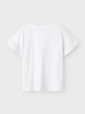 Name It lasten t-paita, NKFVILUKKA SS RLX TOP Valkoinen