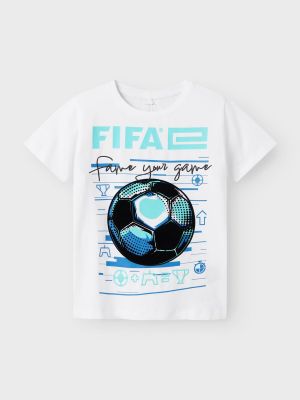 Name It lasten t-paita, NKMADIAN FIFAE SS TOP BOX VDE Valkoinen