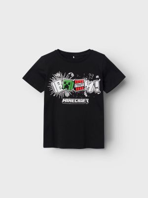 Name It Lasten T-Paita, NKMDINKO MINECRAFT SS TOP Musta