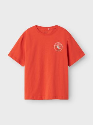Name It lasten t-paita, NKMVAGNO SS LOOSE TOP Oranssi