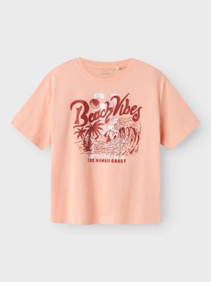 Name It lasten t-paita, NKMVAGNO SS LOOSE TOP Persikka
