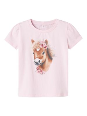 Name It lasten t-paita, NMFHANI SS TOP Vaaleanpunainen