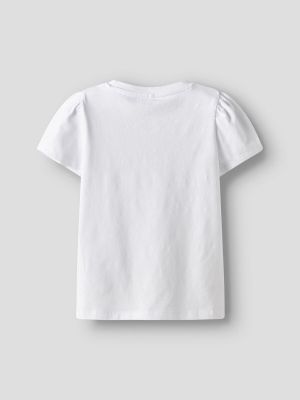 Name It lasten t-paita, NMFHANI SS TOP Valkoinen