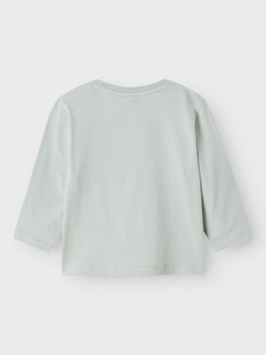 Name It lasten t-paita, NMMHAKO NREG LS TOP Vaaleanvihreä