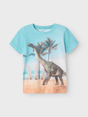 Name It lasten t-paita, NMMJAKO SS TOP Sininen Kuosi