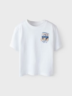 Name It lasten t-paita, NMMVELIX SS NREG TOP Valkoinen