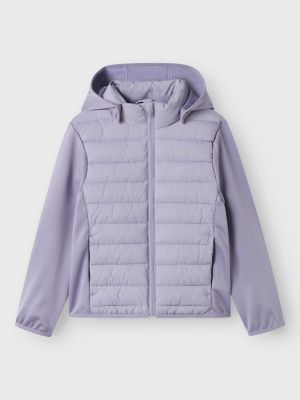 Name It lasten takki, NKNMIO HYBRID JACKET Liila