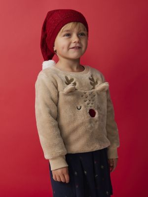 Name It lasten tonttulakki, NMNRINJAHA KNIT HAT Punainen