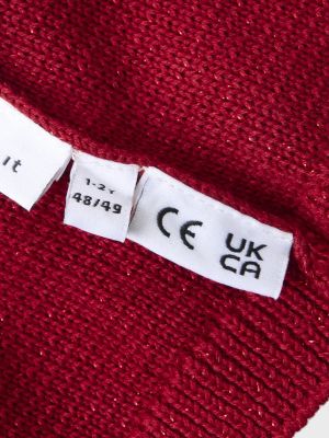 Name It lasten tonttulakki, NMNRINJAHA KNIT HAT Punainen