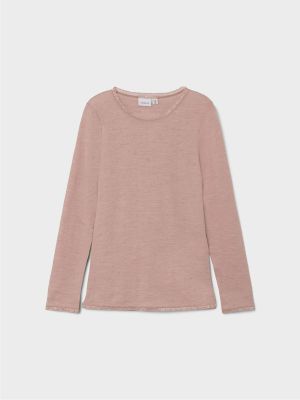 Name It Lasten Toppi, NKFWANG WOOL NEEDLE TOP Vaaleanpunainen