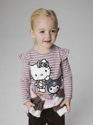 Name It lasten toppi, NMFASANNA HELLO KITTY LS TOP BOX SKY Vaaleanpunainen