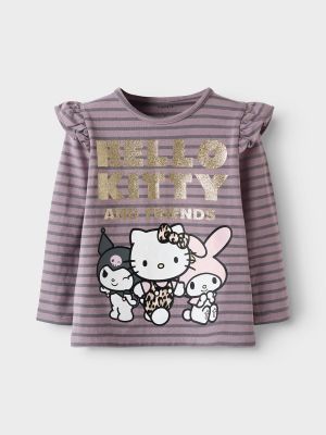 Name It lasten toppi, NMFASANNA HELLO KITTY LS TOP BOX SKY Violetti, Lila