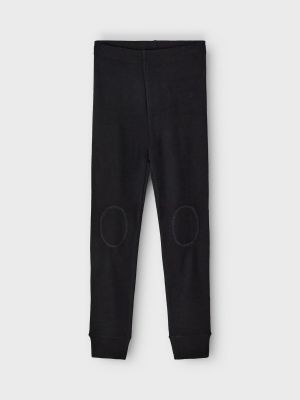 Name It Lasten Välihousut NKMWANG WOOL PLAIN LONGJOHN Musta