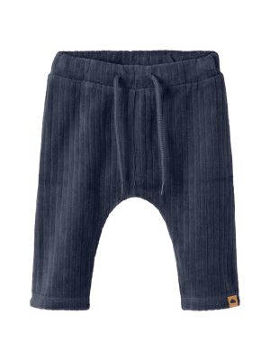 Name It lasten velour housut Tummansininen
