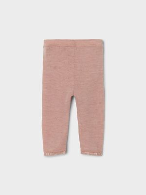 Name It leggingsit, NBFWANG WOOL NEEDLE LEGGING Vaaleanpunainen