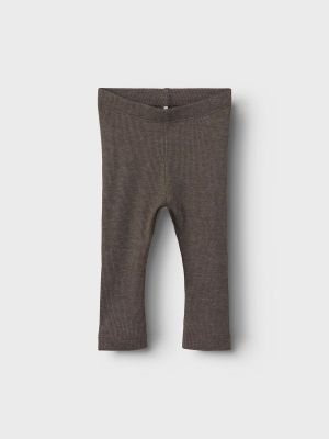 Name It leggingsit, NBNKAB LEGGINGS  Tummanruskea