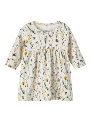 Name It mekko, NBFHUBINE LS DRESS Ruskea Kuosi
