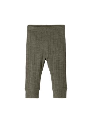 Name It pitkälahkeiset alushousut, NBMWANG WOOL NEEDLE LONGJOHN Tummanvihreä