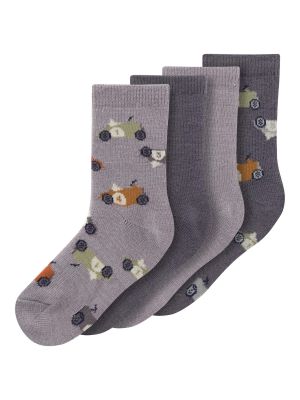Name It sukat, NMMWAK WOOL 4PACK SOCKS Grafiitti