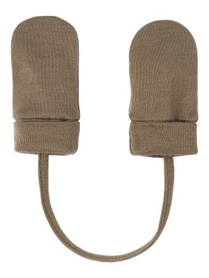 Name It Vauvojen Lapaset, NBMWILLIT WOOL MITTENS Tummanruskea