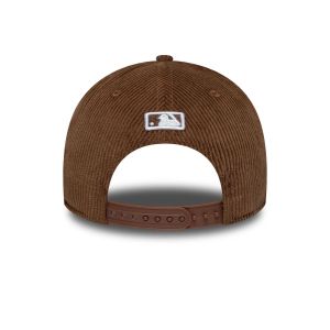 New Era lippis, CORD 9FORTY® MCROWN UNISEX Keskiruskea