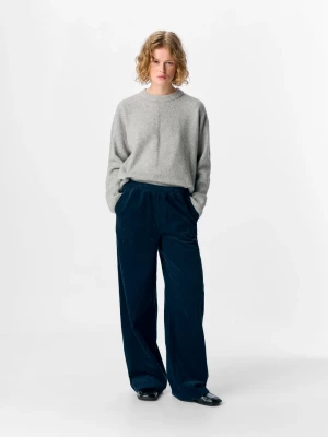 Object naisten housut, OBJGALA MW RE WIDE PANTS Sky Captain