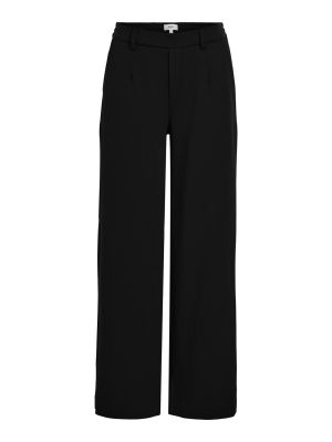 Object Naisten Housut OBJLISA WIDE PANT NOOS Black
