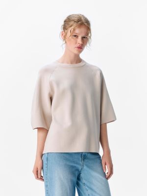 Object naisten pusero, OBJREYNARD 2/4 KNIT PULLOVER  Silver Gray