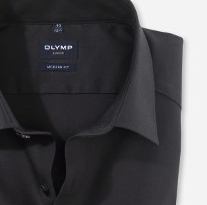 Olymp Kauluspaita, erikoispitkällä Hihalla, 0300 69 68 Musta