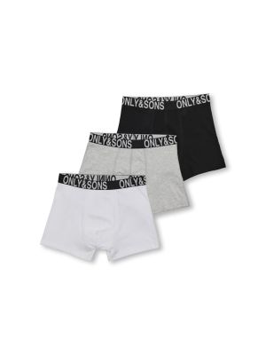 Only and Sons Junior bokserit, OSJFITZ BOLD LOGO BOXER 3PK Ei Värikoodia