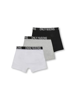 Only and Sons Junior bokserit, OSJFITZ BOLD LOGO BOXER 3PK Ei Värikoodia