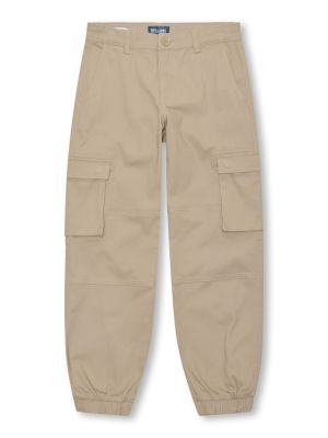 Only and sons junior reisitaskuhousut, OSJCAM STAGE CARGO CUFF LIFE Vaaleanruskea
