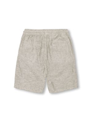 Only and Sons Junior shortsit, OSJCAIDEN LIFE LOOSE LINEN SHORTS Beige