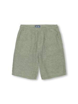 Only and Sons Junior shortsit, OSJCAIDEN LIFE LOOSE LINEN SHORTS Vihreä