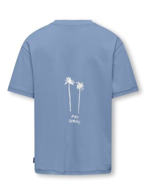 Only and Sons Junior t-paita, OSJMENES LOOSE SS O-NECK T-SHIRT Keskisininen