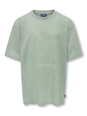 Only and Sons Junior t-paita, OSJMILON SS OVERSIZE O-NECK T-SHIRT Vihreä