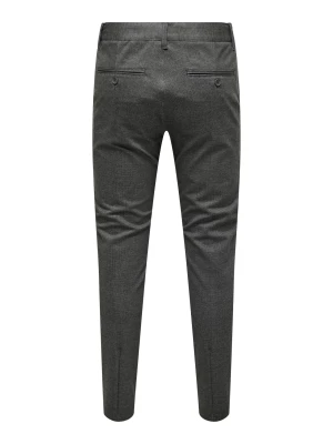 Only and Sons miesten chinot, MARK SLIM CHECK 020960 PANT Musta