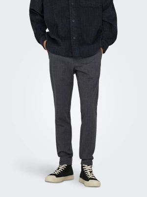 Only and Sons miesten chinot, MARK SLIM CHECK 020960 PANT Tummansininen