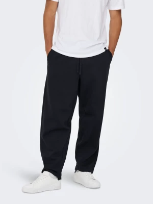 Only and Sons miesten collegehousut, ONSCERES WIDE PANT  Black